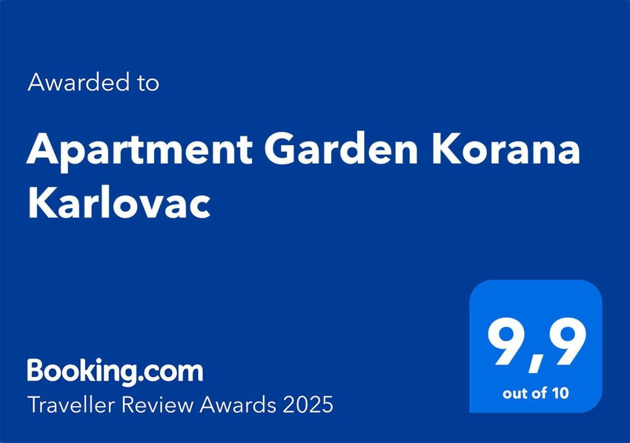 Apartment Garden Korana Karlovac Εξωτερικό φωτογραφία